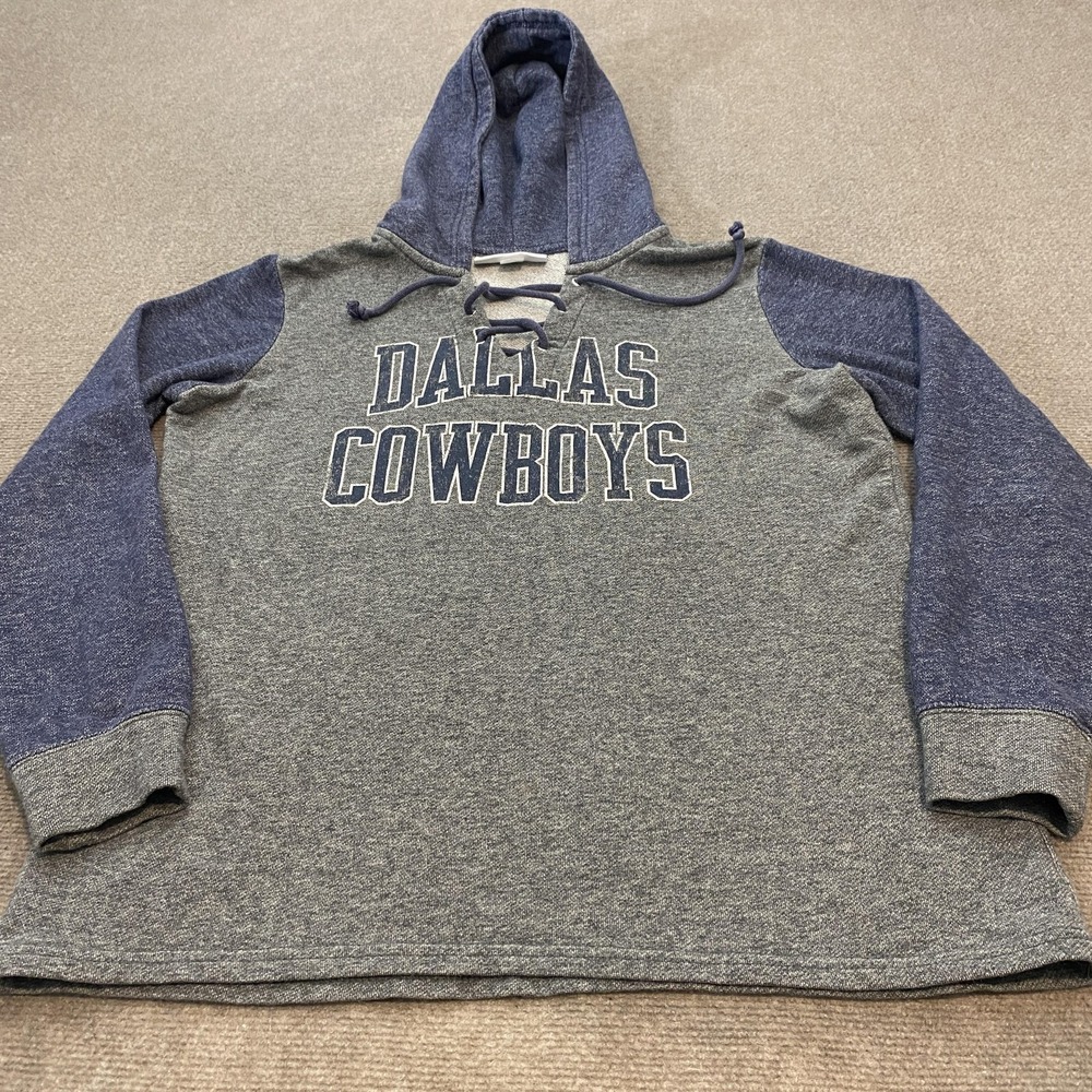 Dallas‎ Cowboys Sweatshirt Womens Large NFL Football Hoodie Authentic Apparel